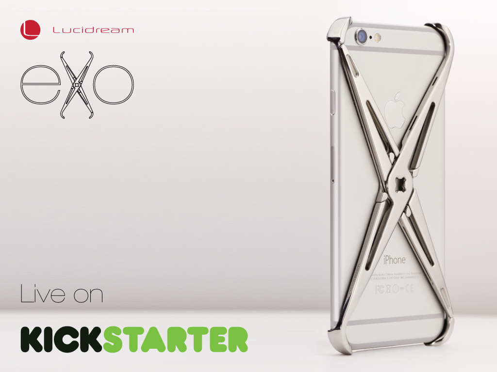 Kickstarter Lucidream eXo-Skeleton : The iPhone Case Reinvented